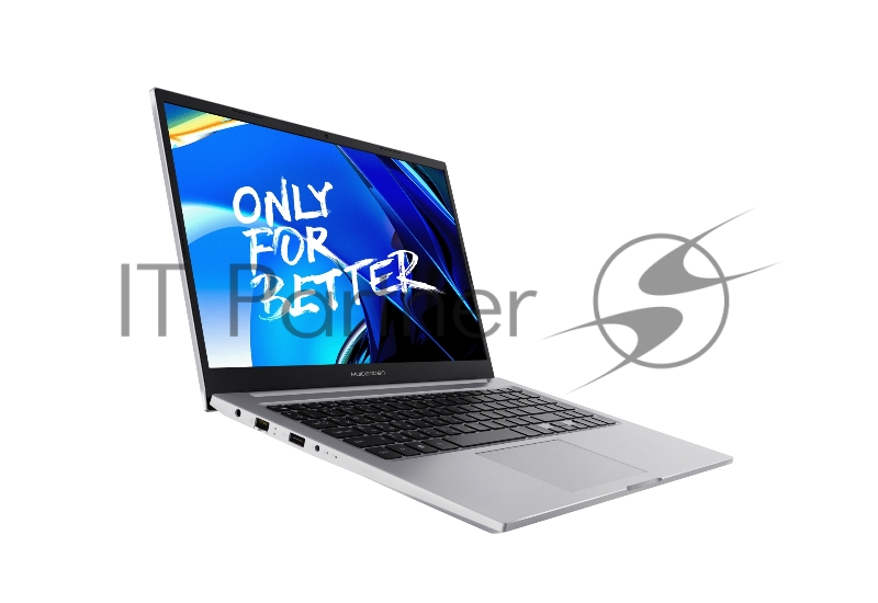 Ноутбук Maibenben M575 15.6(1920x1080 (матовый) IPS)/AMD Ryzen 5 7430U(2.3Ghz)/16384Mb/512PCISS Radeon/Cam/BT/WiFi/49.6WHr/war 2y/1.65kg/Silver/Linux + Screen 60Hz, 16:9