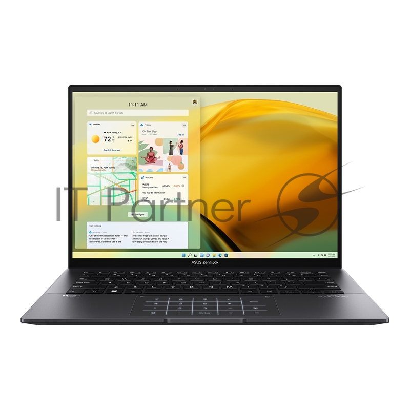 Ноутбук 14 IPS WQXGA ASUS UM3402YA-KP860 black (AMD Ryzen 5 7430U/16Gb/1Tb SSD/VGA int/noOS) (90NB0W95-M01LK0)