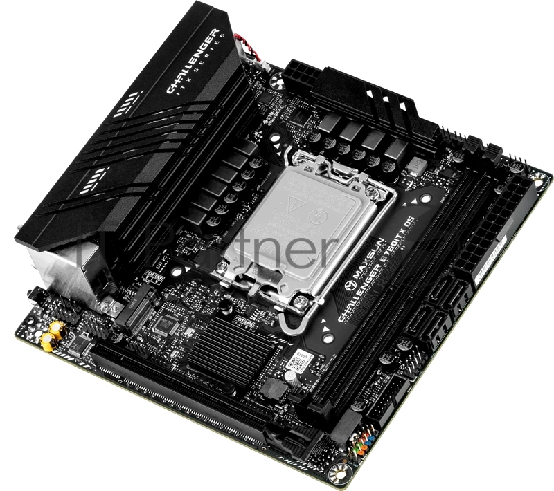 Материнская плата MAXSUN MS-Challenger B760ITX D5, LGA1700, B760, 2*DDR5, 4*SATA3, 2*M.2, 2*USB 3.2, 4*USB 2.0, 1*PCIEx16, 2*HDMI+2*DP, mITX