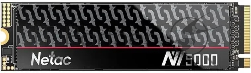 Накопитель SSD Netac 1TB M.2 2280 NV5000-T PCIe 4 x4 NVMe 3D NAND, R/W up to 4800/4600MB/s, IOPS(R4K) 400K/530K, TBW 640TB, with heat spreader, 5y wty