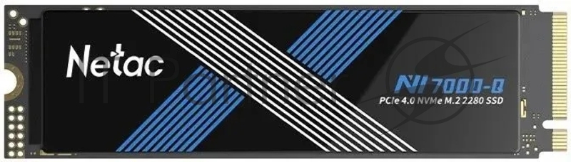 Накопитель SSD Netac 1Tb M.2 2280 NV7000Q, PCI-E 4.0 x4, 3D NAND, 7100/6200MBs, NVMe 1.4, 640TBW, с радиатором