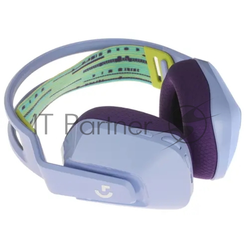 Наушники LOGITECH G733 беспроводные игровые сиреневые (USB, 2,4 ГГц, PRO-G 40 мм, RGB подсветка, 981-000893/981-000890)