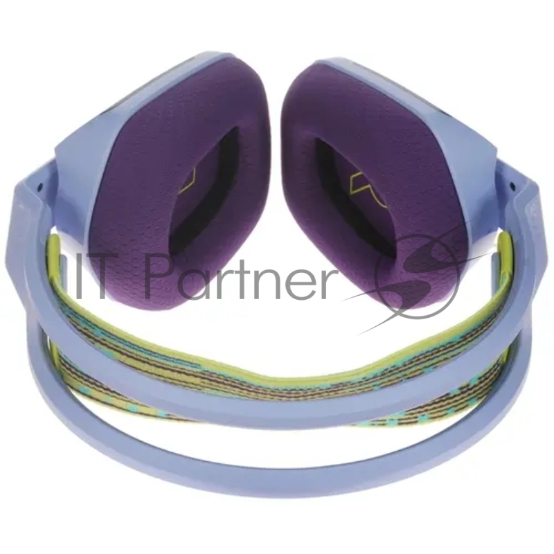 Наушники LOGITECH G733 беспроводные игровые сиреневые (USB, 2,4 ГГц, PRO-G 40 мм, RGB подсветка, 981-000893/981-000890)