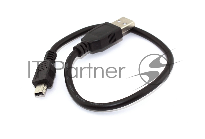 Кабель USB Type A на Mini USB прямой 0,25 м