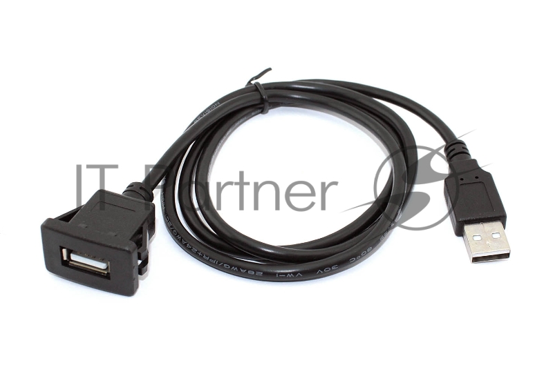 Кабель с разъемами USB 2.0 мама для монтажа -папа 1 м