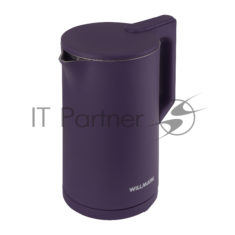 Чайник эл. WILLMARK WEK-1828PS (1.8л,двустен корпус,защ от перегр,STRIX контроллер, 2000Вт) фиолетов