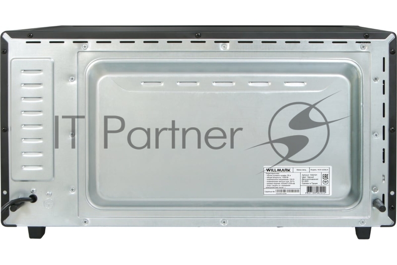 Мини-печь WILLMARK WOF-505BLR (50л,конвек, эм.поверх,лампа,таймер,ретро черн ., 1500Вт)