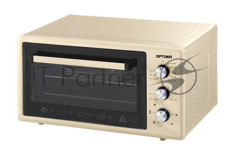 Мини-печь OPTIMA OFС-48B (48л,конвекция,таймер,лампа,пр 2шт.,реш,1650Вт, беж)