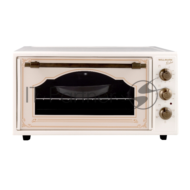 Мини-печь WILLMARK WOF-505BR (50л,конвекция,эмал.внутр.пове ретро беж., 1500Вт)