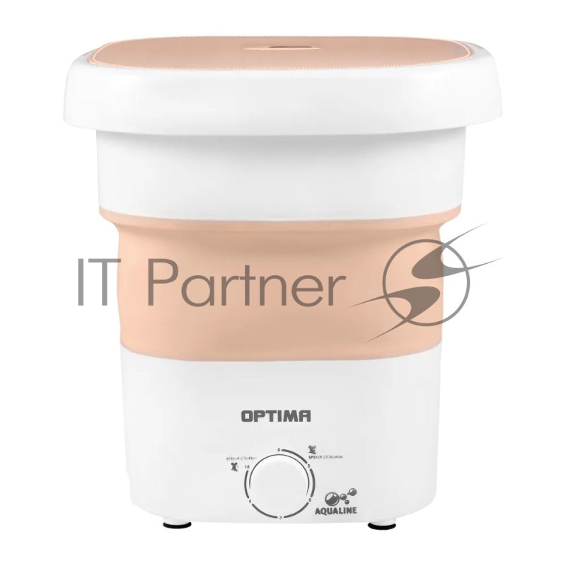 Стиральная машина OPTIMA МС-31СК (малютка 2,5кг, 170Вт., складная, корзина для отжима) оранжевый