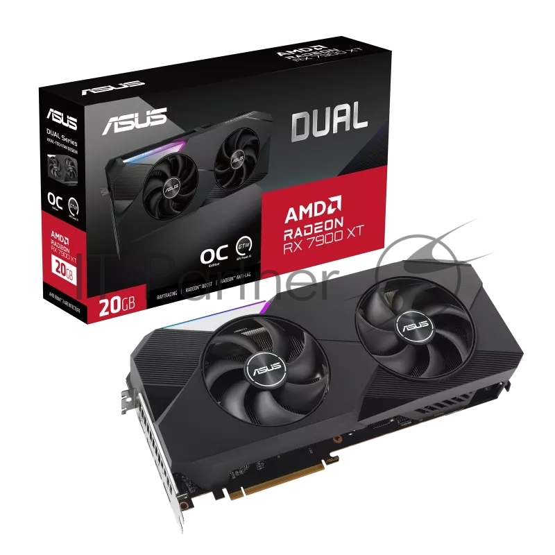 Видеокарта ASUS DUAL-RX7900XT-O20G//RX7900XT HDMI*1 DP*3 20G D6 90YV0IV2-M0NA00