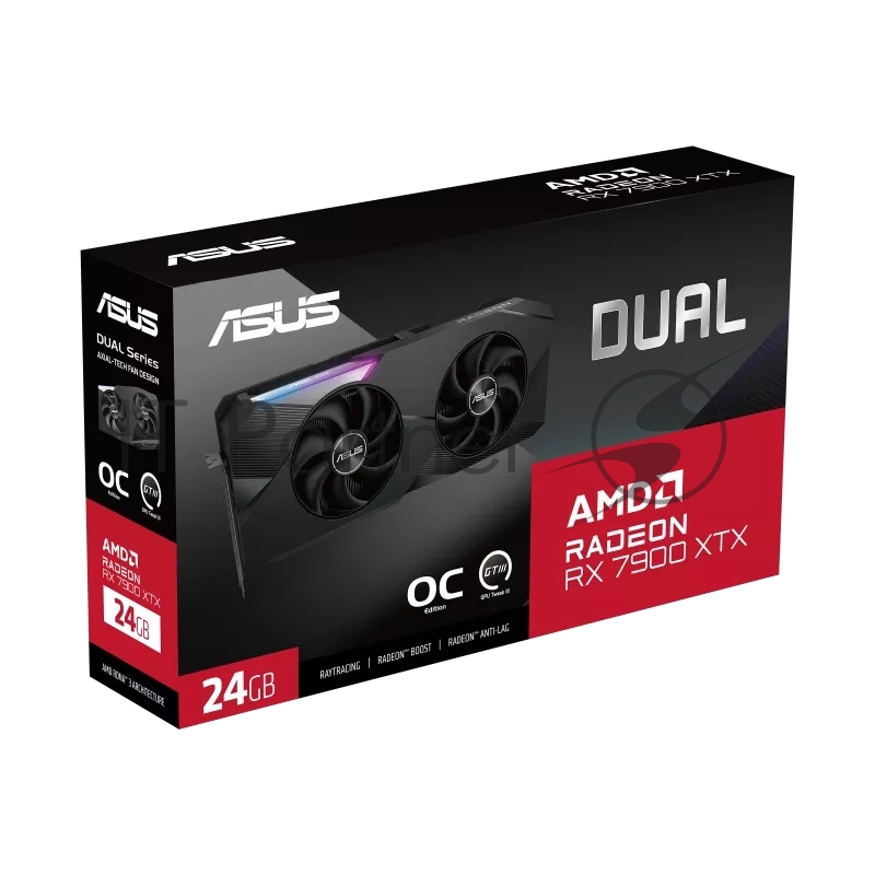 Видеокарта ASUS DUAL-RX7900XTX-O24G//RX7900XTX HDMI*1 DP*3 24G D6 90YV0IG2-M0NA00