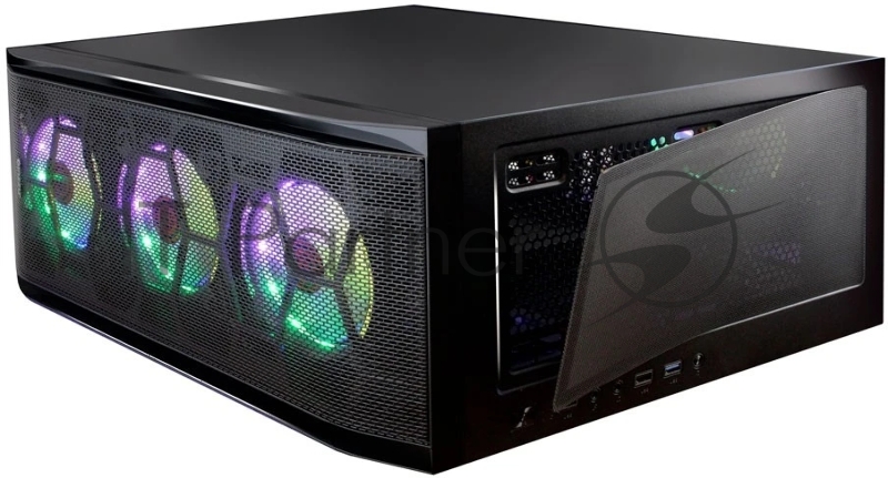 Корпус Ginzzu GL300 FAN 12CM RGB*4 USB3.0 Window