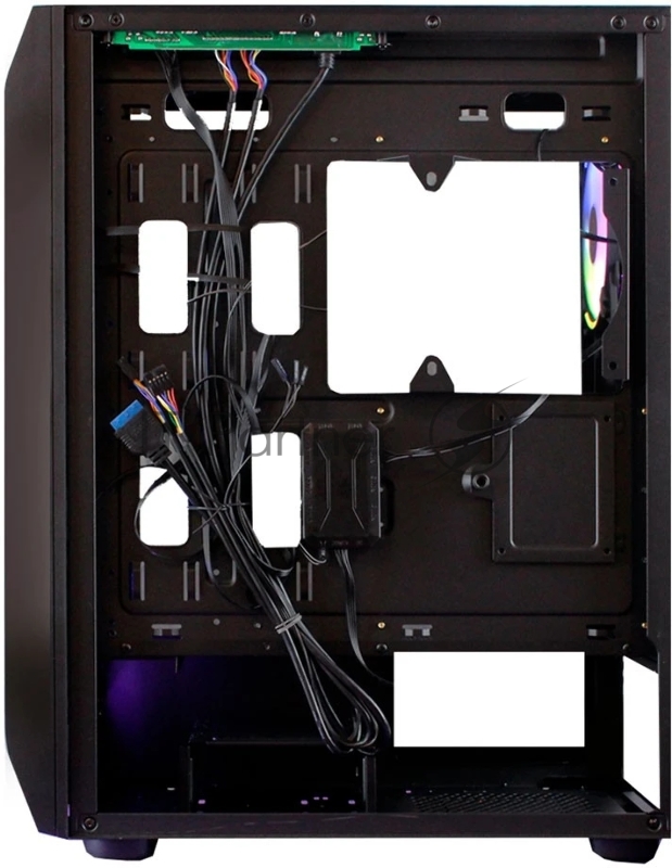 Корпус Ginzzu GL300 FAN 12CM RGB*4 USB3.0 Window