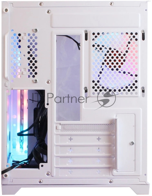 Корпус Ginzzu V450 RGB Белый CRC6 FAN12CM RGB*3