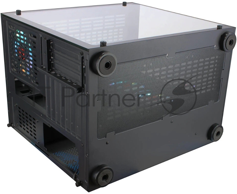 Корпус Ginzzu V530 RGB подсветка, контроллер CRC10, 4* 12R6 FAN 12CM RGB закаленное стекло 1*USB 3.0,1*USB 2.0, AU ATX