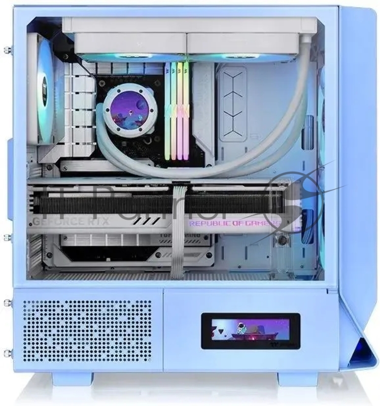 Корпус Thermaltake Ceres 330 TG ARGB Hydrangea голубой без БП ATX 7x120mm 2x140mm 2xUSB3.0 audio bott PSU