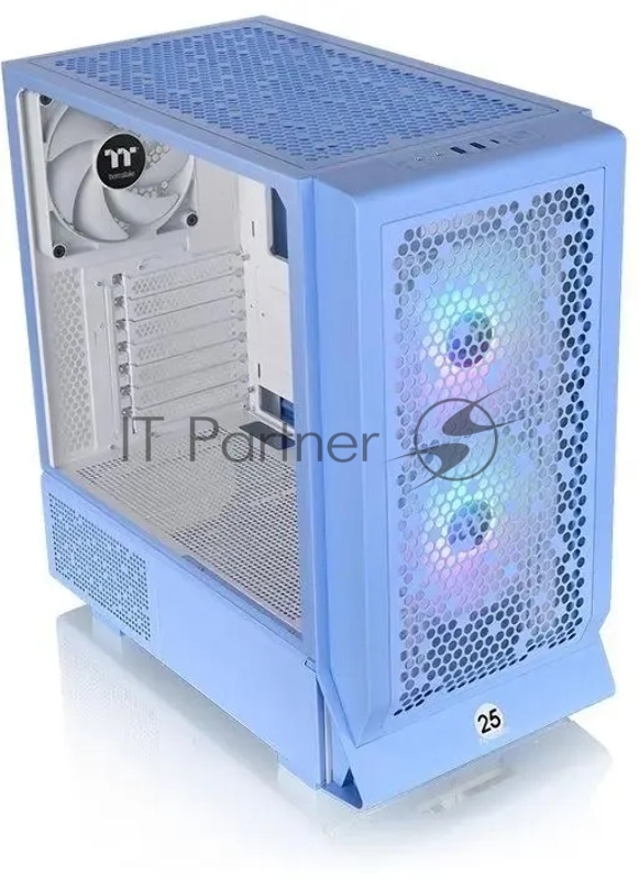 Корпус Thermaltake Ceres 330 TG ARGB Hydrangea голубой без БП ATX 7x120mm 2x140mm 2xUSB3.0 audio bott PSU