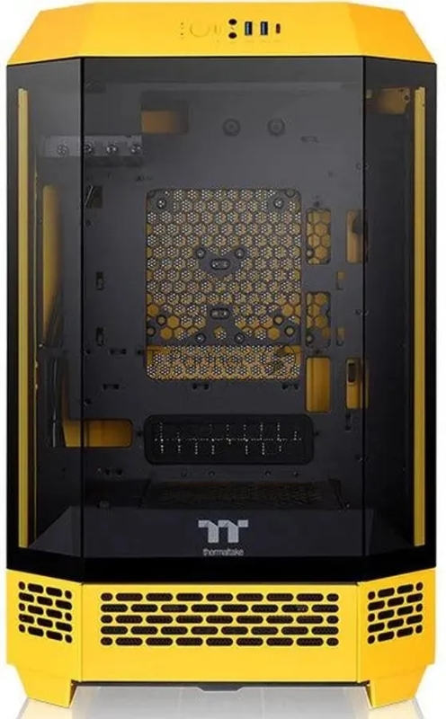 Корпус Thermaltake The Tower 300 желтый без БП miniITX 8x120mm 6x140mm 2xUSB3.0 audio bott PSU