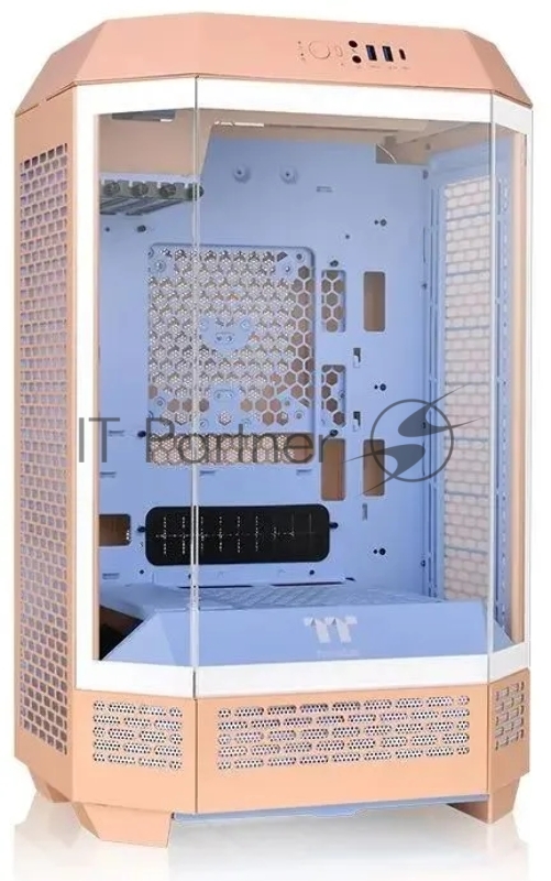 Корпус Thermaltake The Tower 300 розовый без БП miniITX 8x120mm 6x140mm 2xUSB3.0 audio bott PSU