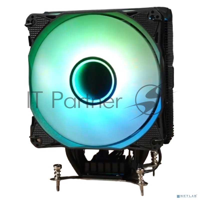 Кулер Eurocase 5PI120ARGB LGA115X/1366/1200/2011/2066/17 (120mm fan, 800-1800rpm, 79.02CFM, 36dBA, 4-pin, TDP 190W)