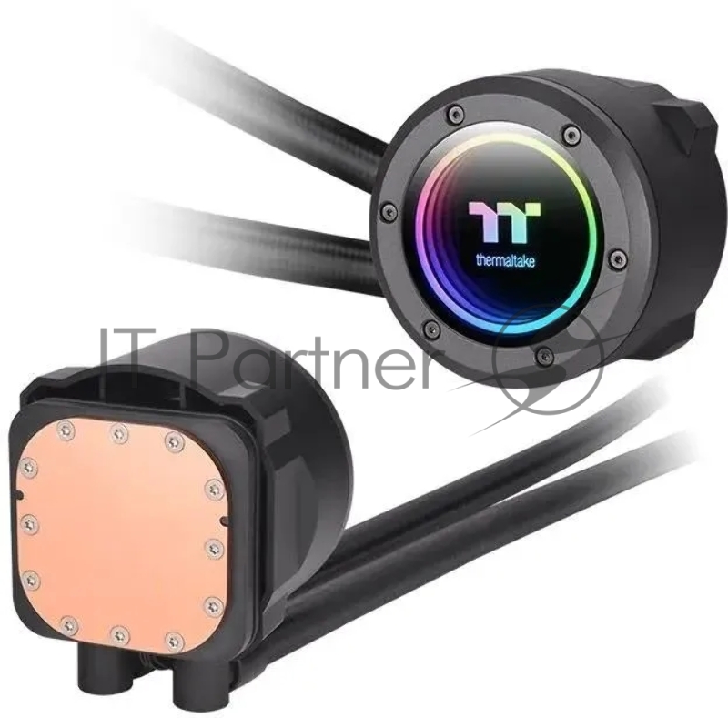Система водяного охлаждения Thermaltake TH420 V2 ARGB Soc-AM5/AM4/1151/1200/1700 черный 4-pin 34.7dB Al+Cu Ret (CL-W376-PL14SW-A)