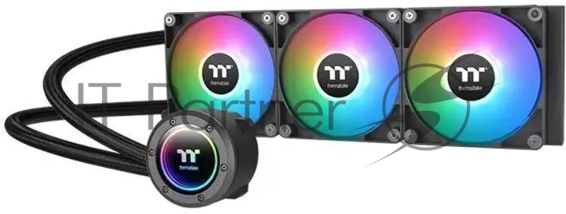 Система водяного охлаждения Thermaltake TH420 V2 ARGB Soc-AM5/AM4/1151/1200/1700 черный 4-pin 34.7dB Al+Cu Ret (CL-W376-PL14SW-A)