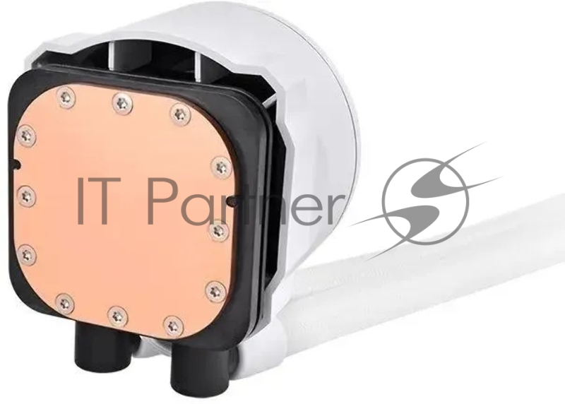 Система водяного охлаждения Thermaltake TH420 V2 Snow Edition ARGB Soc-AM5/AM4/1151/1200/1700 белый 4-pin 34.7dB Al+Cu Ret (CL-W378-PL14SW-A)