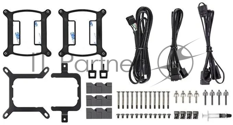 Система водяного охлаждения Thermaltake TH420 V2 Ultra ARGB Soc-AM5/AM4/1151/1200/1700 черный 4-pin 34.7dB Al+Cu LCD Ret (CL-W386-PL14SW-A)