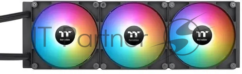 Система водяного охлаждения Thermaltake TH420 V2 Ultra ARGB Soc-AM5/AM4/1151/1200/1700 черный 4-pin 34.7dB Al+Cu LCD Ret (CL-W386-PL14SW-A)