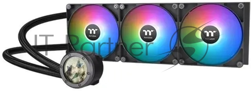 Система водяного охлаждения Thermaltake TH420 V2 Ultra ARGB Soc-AM5/AM4/1151/1200/1700 черный 4-pin 34.7dB Al+Cu LCD Ret (CL-W386-PL14SW-A)
