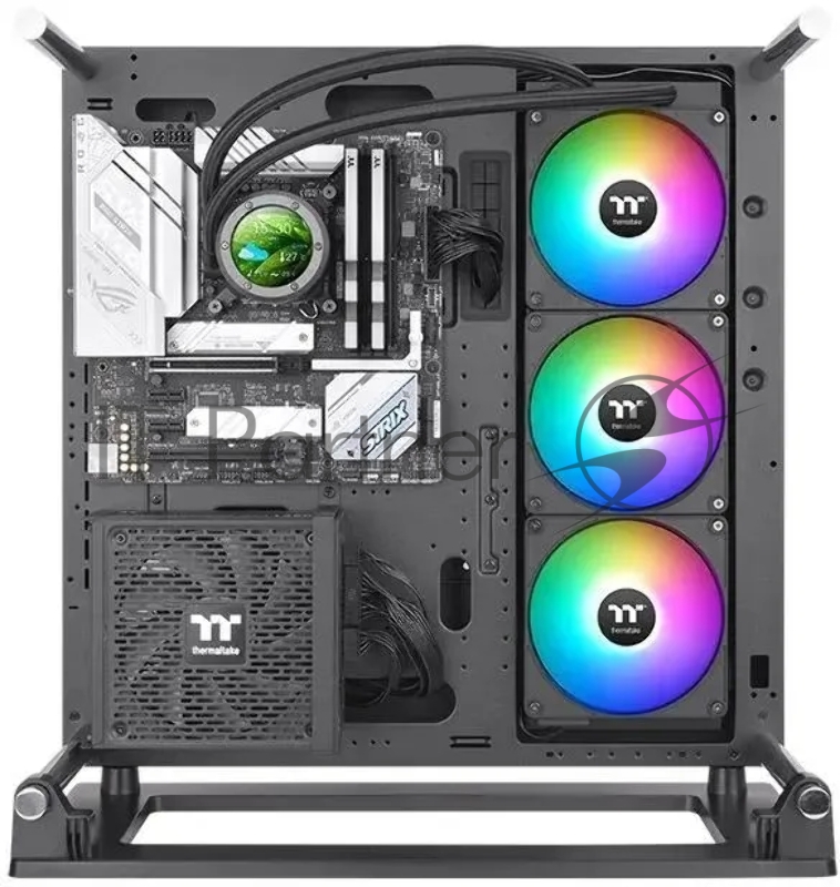 Система водяного охлаждения Thermaltake TH420 V2 Ultra EX ARGB Soc-AM5/AM4/1151/1200/1700 черный 4-pin 30.7dB Al+Cu LCD Ret (CL-W417-PL14SW-A)