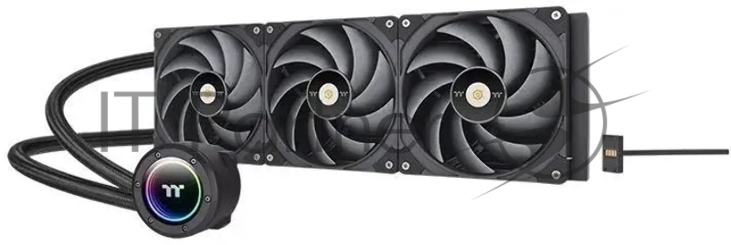 Система водяного охлаждения Thermaltake Toughliquid 420 Ex Pro ARGB Soc-AM5/AM4/1151/1200/1700 черный 4-pin 31.6dB Al+Cu Ret (CL-W401-PL14BL-A)