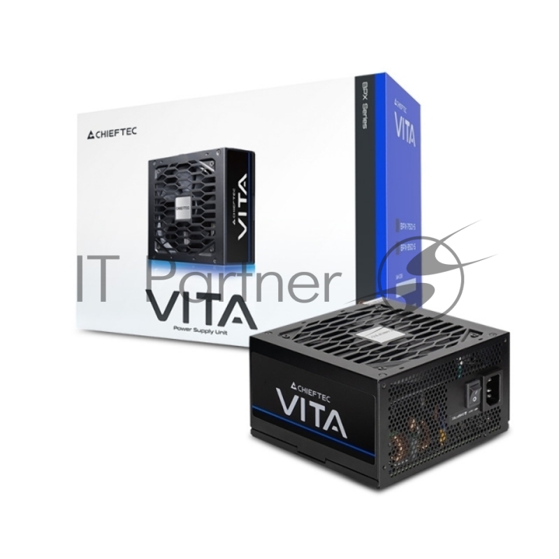 Блок питания Chieftec Vita BPX-750S (ATX 2.53, 750W, 80 PLUS BRONZE, Active PFC, 120mm fan) Retail