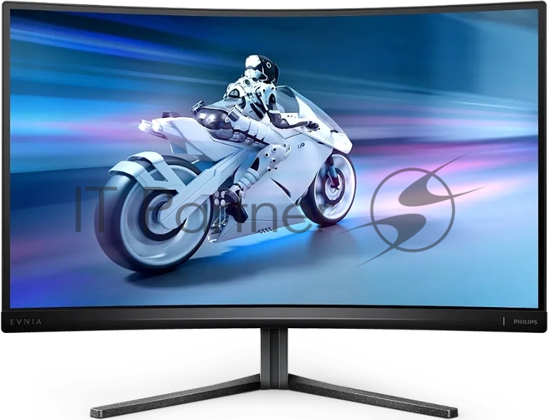 Монитор LCD 27 16:9 1920х1080(FHD) VA, Curved, nonGLARE, 280 Hz, 300 cd/m2, H178°/V178°, 3000:1, 80M:1, 16.7M, 1ms, 2xHDMI, DP, Height adj, Pivot, Tilt, Swivel, 3Y, Black