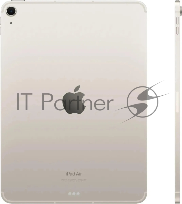 Планшет Apple iPad Air 2024 A2903 M2 2.99 8C RAM8Gb ROM128Gb 11 IPS 2360x1640 LTE eSIM iOS сияющая звезда 12Mpix 12Mpix BT GPS WiFi Touch 9hr