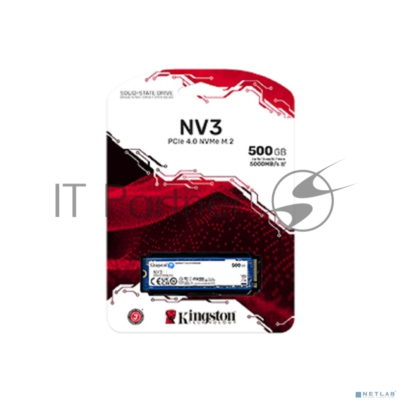 Жесткий диск SSD KINGSTON M.2 500GB SNV3S/500G