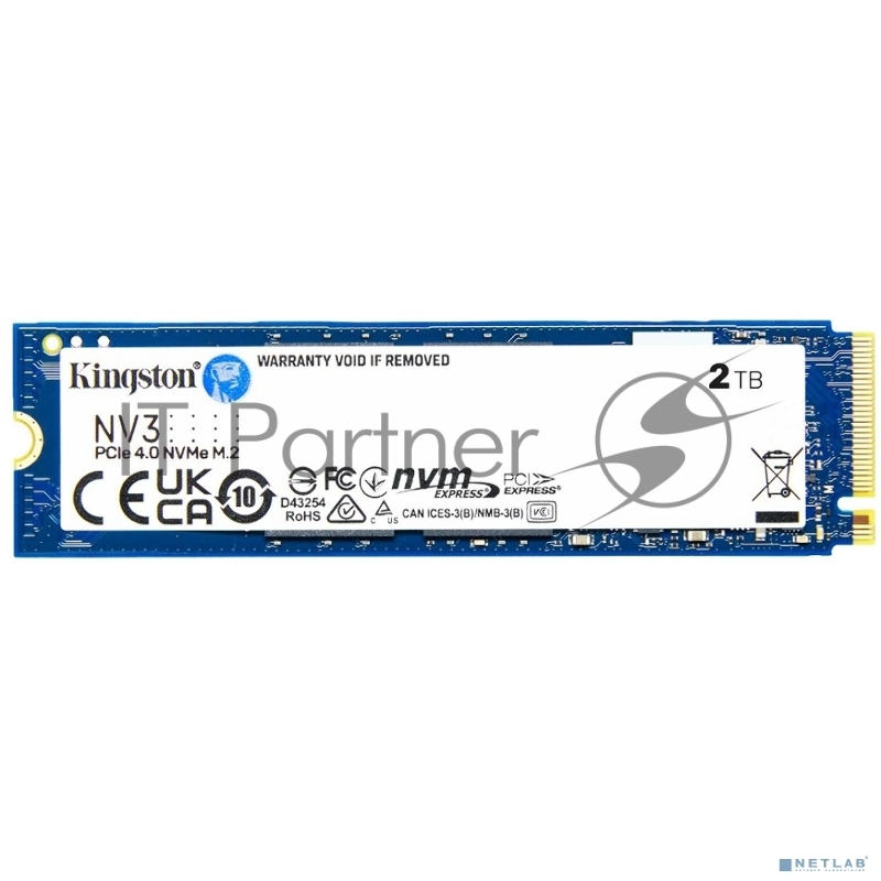 Жесткий диск SSD KINGSTON M.2 2280 2TB SNV3S/2000G
