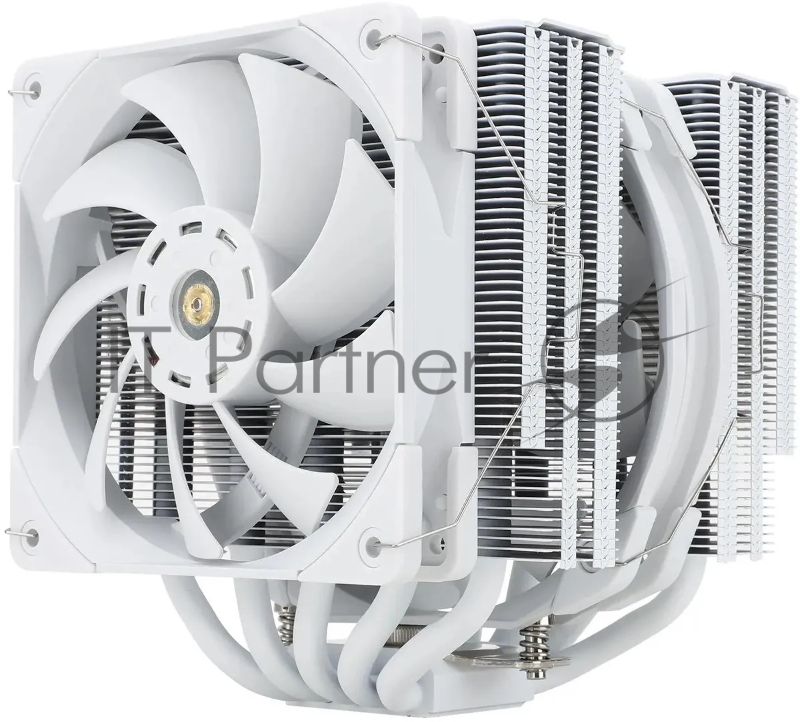 Устройство охлаждения(кулер) Thermalright Frost Commander 140 White Soc-AM5/AM4/1151/1200/2066/201 белый 4-pin 29.6dB Al+Cu 1000gr Ret (FC-140-WH)