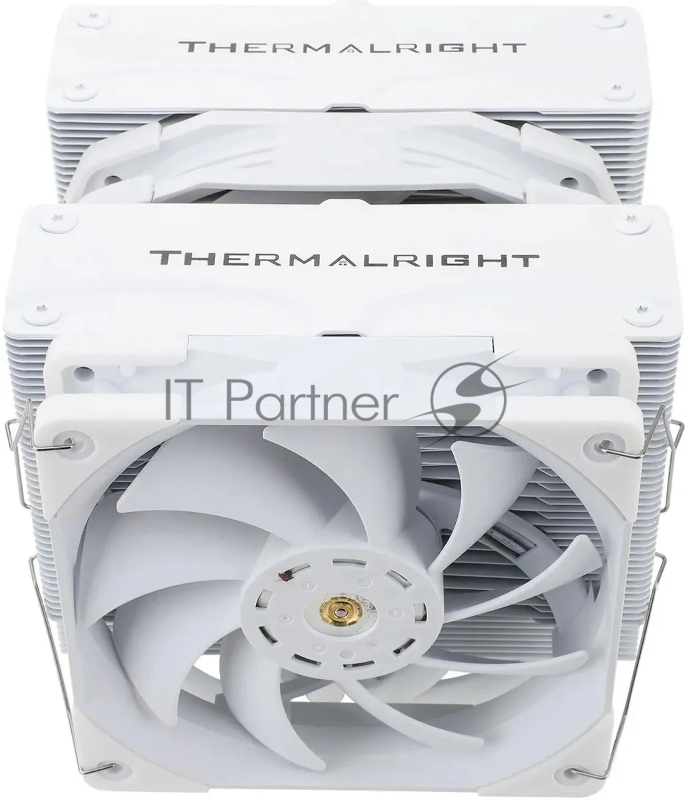 Устройство охлаждения(кулер) Thermalright Frost Commander 140 White Soc-AM5/AM4/1151/1200/2066/201 белый 4-pin 29.6dB Al+Cu 1000gr Ret (FC-140-WH)