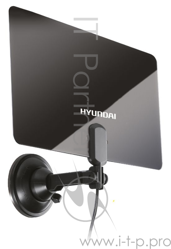 Антенна телевизионная Hyundai H-TAI220 30дБ активная черный