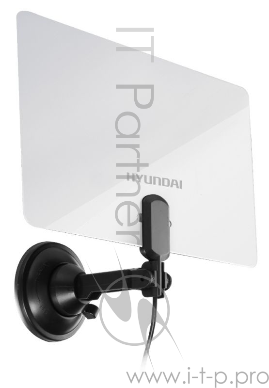 Антенна телевизионная Hyundai H-TAI240 30дБ активная белый