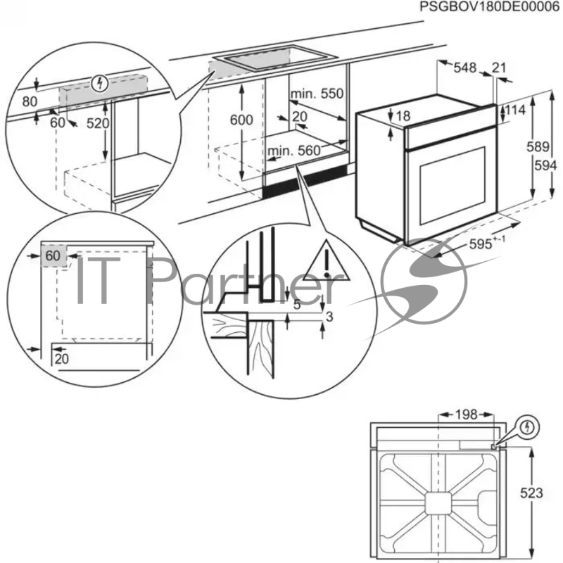 Духовой шкаф ELECTROLUX с паром SteamCrisp, основной цвет - нержавеющая сталь, сенсорное управление, цветной ЖК-дисплей, электронное регулирование времени и температуры, будильник, таймер отключения, отложенный старт, хромированные направляющие из н