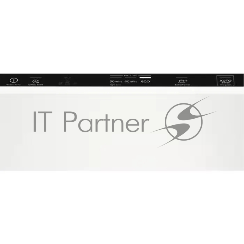 Встраиваемая узкая посудомоечная машина ELECTROLUX без фасада, загрузка на 10 комплектов посуды, сенсорное управление, 6 программ, 44.6x55x82 см, черный цвет, сушка: с открыванием дверцы, индикация на полу: луч