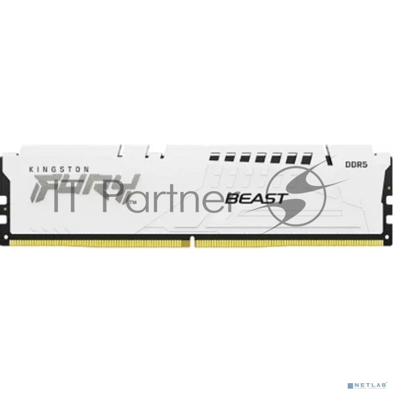 Оперативная память DDR 5 DIMM 16Gb PC44800, 5600Mhz, Kingston FURY Beast White EXPO CL36 (KF556C36BWE-16)