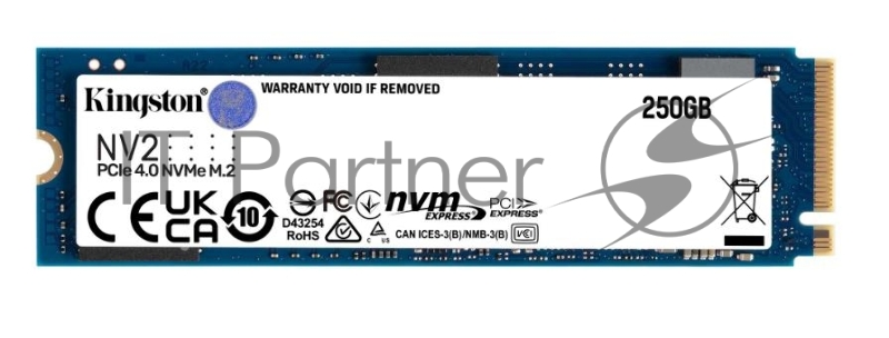 Накопитель SSD Kingston 250GB M.2 NV1 PCI-E