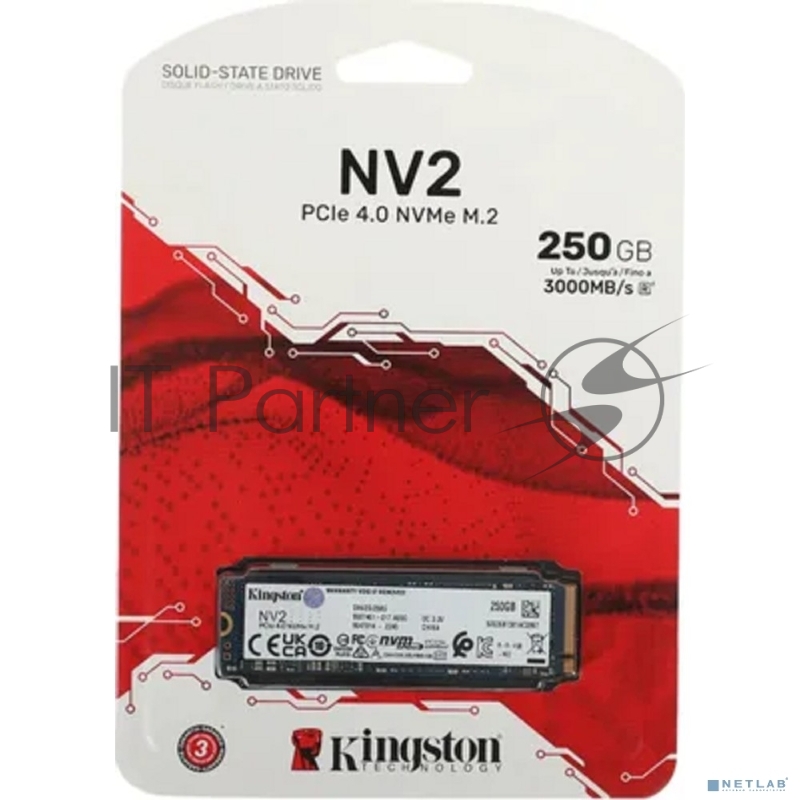 Накопитель SSD Kingston 250GB M.2 NV1 PCI-E