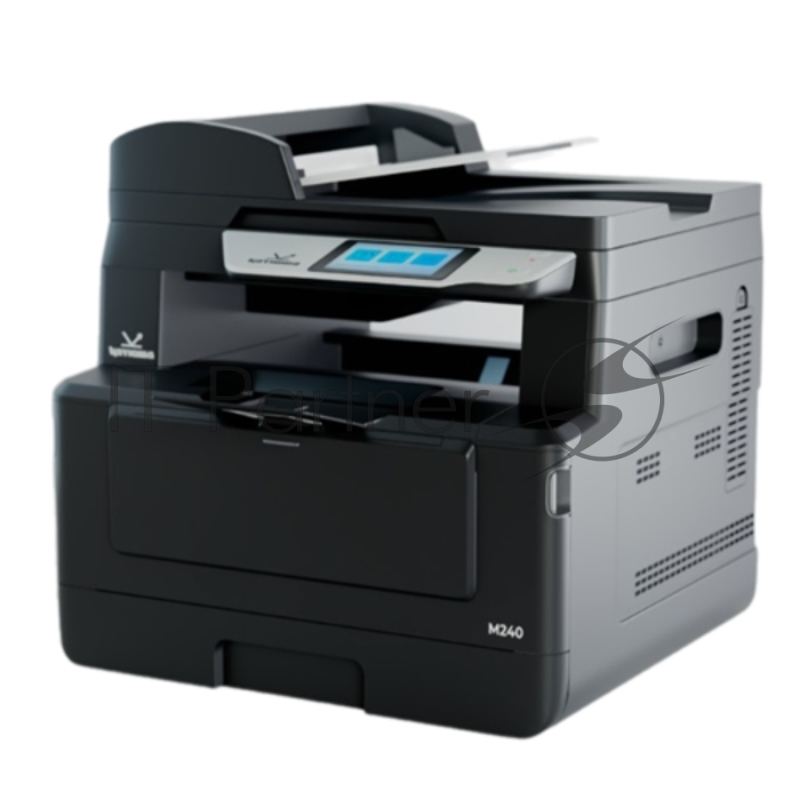 МФУ Катюша M240p принтер/копир/сканер/факс (опция), 40 стр/мин А4, ч/б, 1200 dpi. Скан: цвет/чб 1200 dpi. CPU 800 МГц, 4 Гб RAM, 100 Мб Ethernet, USB, USB-host, Wi-Fi (опция), Факс (опция). GDI / PCL /PS3. ADF 75 листов. Тонер в комплекте 3 000 отпеч