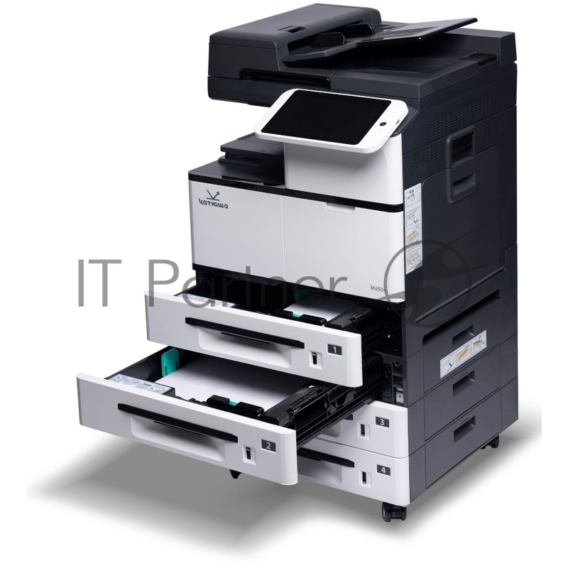 МФУ Катюша M450p принтер/копир/сканер, А3 формат, монохромный, 50 А4/мин, Сканер цвет/чб. CPU 1200 МГц, 4 ГБ RAM, Ethernet, USB, USB-host,. 10 панель. Тонер в комплекте 10 000 отп. Российская сборка