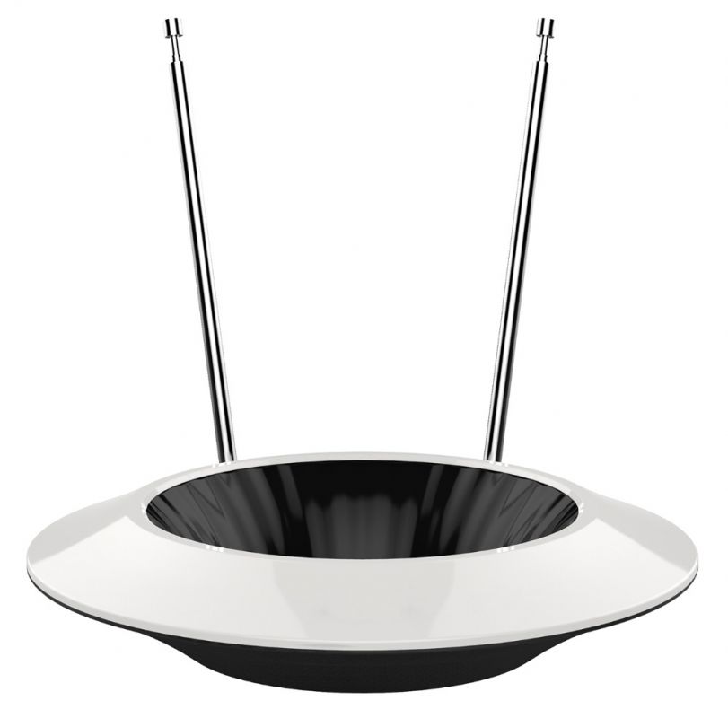 Антенна телевизионная Hyundai H-TAI360 30дБ активная белый